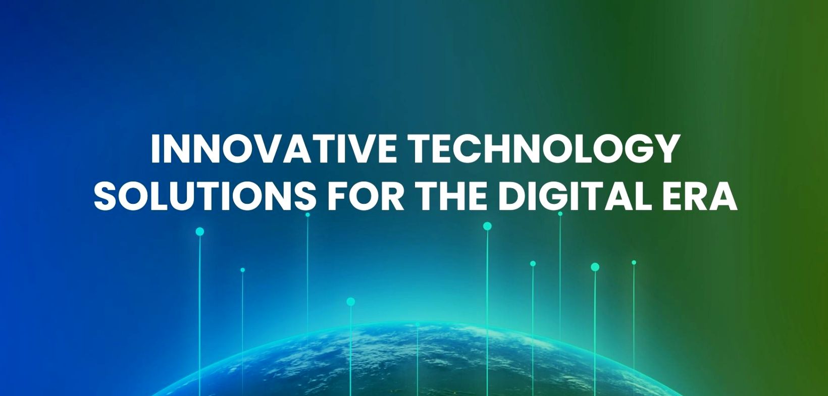 Blue Modern Technology Company Desktop Prototype - 1